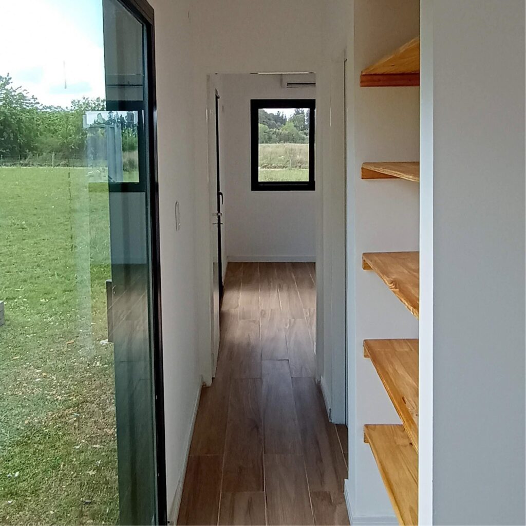 interior de contenedor