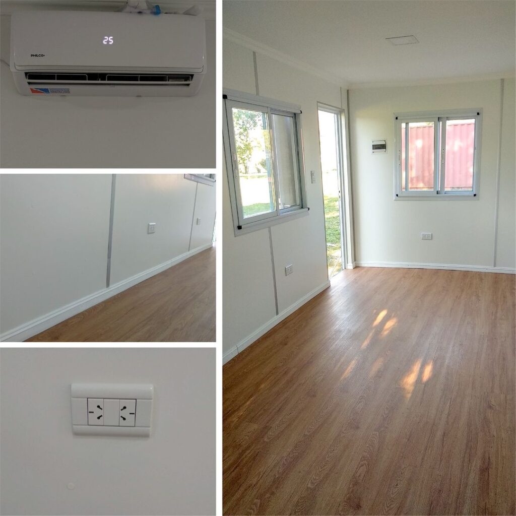 interior de contenedor